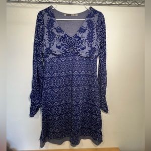 Athleta Hot Creek Dress Lined & Layered Size Medium